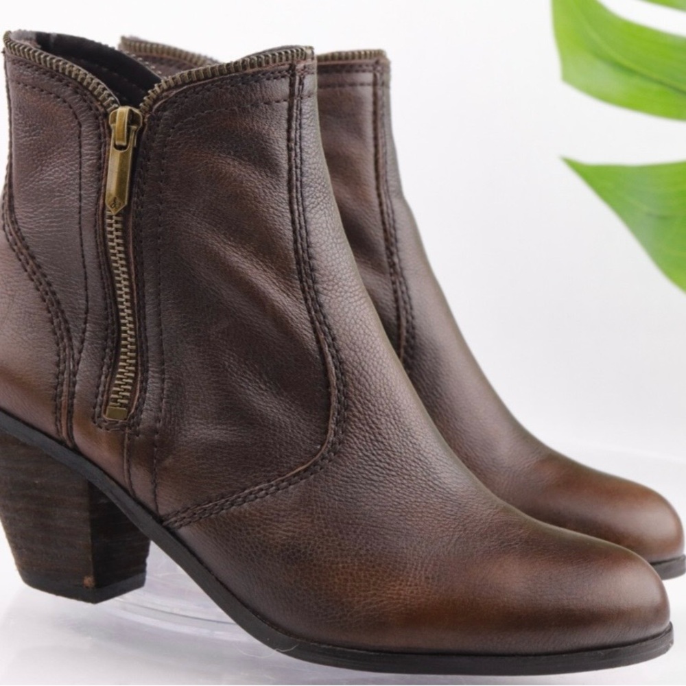 Sam Edelman Dark Brown Ankle Booties